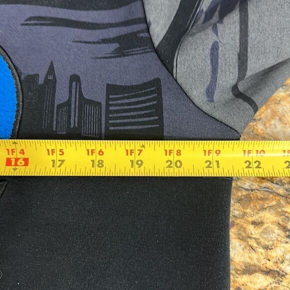 Civilized Black And Gray Streetwear Bear Crewneck Sweatshirt Size M - Picture 10 of 11